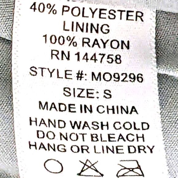 NEW Women's Vintage OTT Smocked Bohemian Front Button Up Blue Gray Dress Size S - Picture 6 of 7